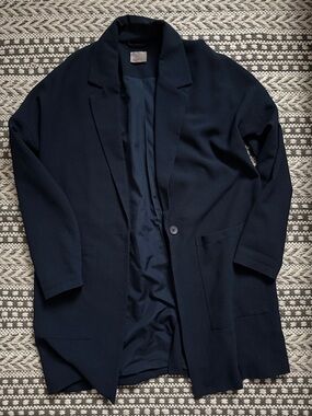 VERO MODA Navy Longline Blazer